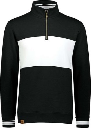 Holloway Sportswear Mens All-American Fleece Colorblocked Quarter-Zip Sweatshirt
