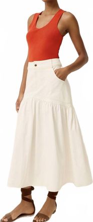 Marie Oliver Sophie Skirt In Cream
