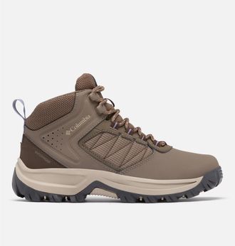 Columbia Wanderschuh COLUMBIA TRANSVERSE HIKE WATERPROOF, Damen, Gr. 37, mud, new moon, Mesh, Synthetik, Schuhe Wanderschuh, wasserdicht