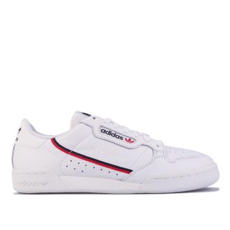 adidas Originals ADIDAS Originals Unisex Continental 80 Shoes - White/Multicolour Leather - Size UK 10