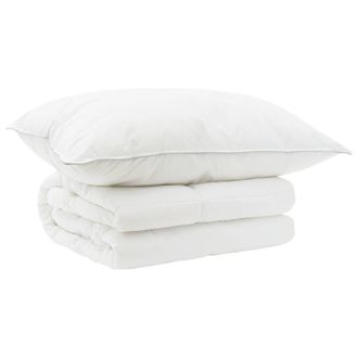 vidaXL Set Di Piumone E Cuscini 2 Pz 152x203 Cm Estate 200 Gsm Lana Vidaxl