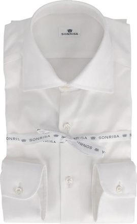 Sonrisa Formele Overhemd - Heren - Zakelijke Overhemden - Wit - XL - Overhemden