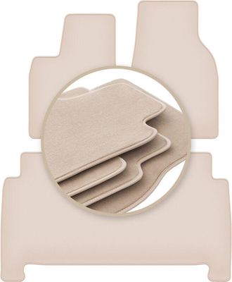 OEM Alfombrillas Beige Premium Para: Tesla Model X Suv 2016