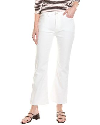 Hudson Barbara High-Waist White Bootcut Crop Jean