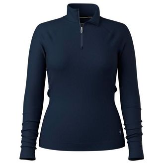 Smartwool Classic Thermal Merino BL 1/4 Zip Boxed Merinounterw&auml;sche f&uuml;r Damen | blau