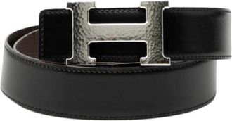 Herm&egrave;s Pre-owned Belts, female, Black, Size: ONE SIZE Pre-owned Leather Belt