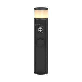 Lucande Lucande - L&aacute;mpara Led Para Exterior corban En Negro De Aluminio