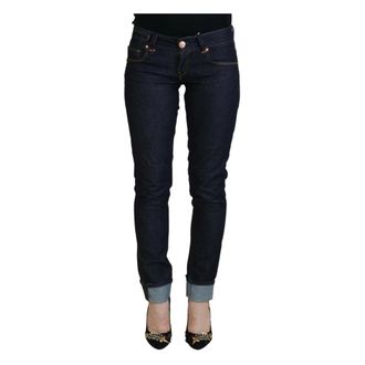 Acht Skinny Jeans, female, Blue, Size: W26 Low Waist Skinny Denim