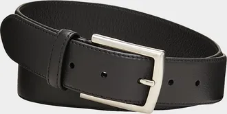 Simonnot Godard Men & apos;s Luma Matte Leather Belt