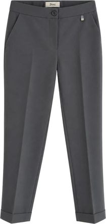 Herno Tapered Broeken - Dames - Broeken - Grijs - M - Broeken