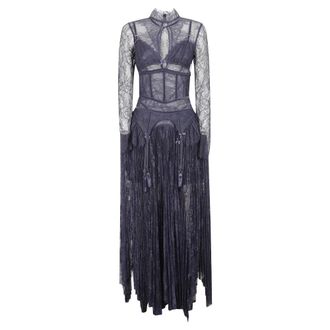 Zimmermann Vestido Valiant Lingerie - Dresses - Mujer - P&uacute;rpura - M