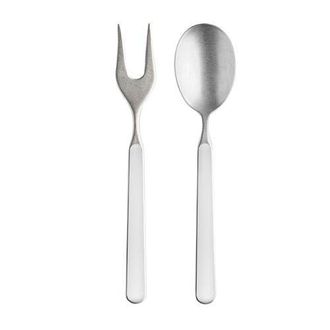 Mepra Fantasia Pewter Serving Set - 2 Pieces in Porcelain at Nordstrom