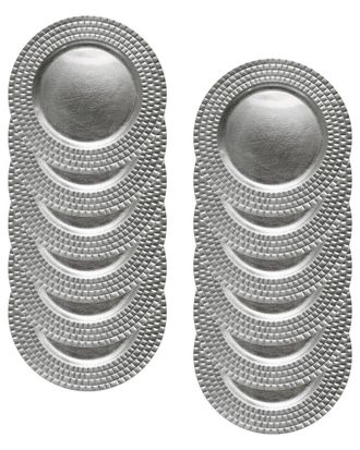 American Atelier Dnu American Atelier Set Of 12 Linear Charger Plates