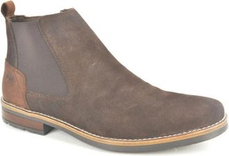 Rieker Chelsea Boot +tiret - Heren - Enkellaarsjes - Bruin - 40 EU - Su&egrave;de - Schoenen