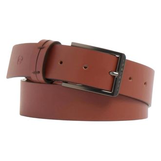 Piquadro Leren Riem van 125 cm met Pin Gesp - Heren - Accessoires - Bruin - Maat: ONE Size Leer