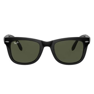 Ray-Ban Sunglasses, unisex, Black, Size: 54 MM Wayfarer Folding Rb4105