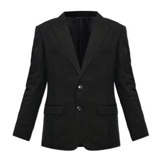 Dolce & Gabbana Blazer con solapa abierta - Jackets - Hombre - Negro - 2XL