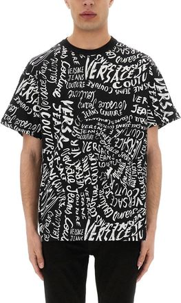 Versace Jeans Couture Logomania Print T-Shirt-Uomo