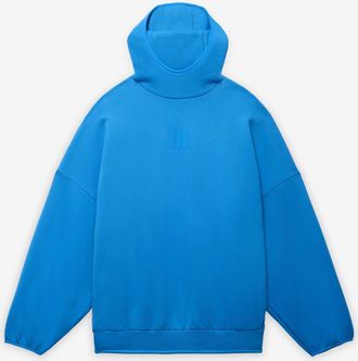 adidas Mens Ath Hood in Blue Rush - Size X-Small