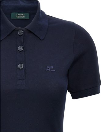 Courr&egrave;ges Cotton Short Womens Dress