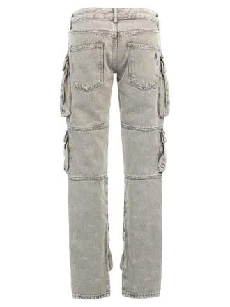 The Attico Essie Cargo Pants - Gray