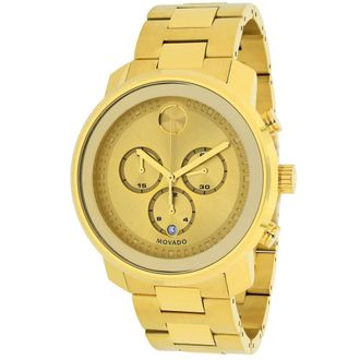 Movado Mens Gold tone dial Watch