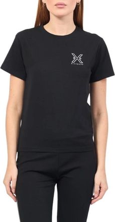 John Richmond Logo T-Shirt - Dames - T-shirts - Zwart - XS - Katoen - Tops