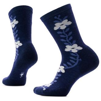 Smartwool Everyday Garden Vine Crew Socks Multifunktionssocken f&uuml;r Damen | blau