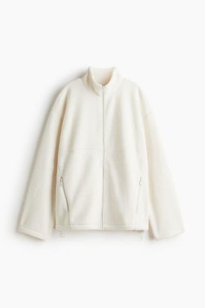 H&M Teddy Jacket in White at Nordstrom, Size Xx-Small