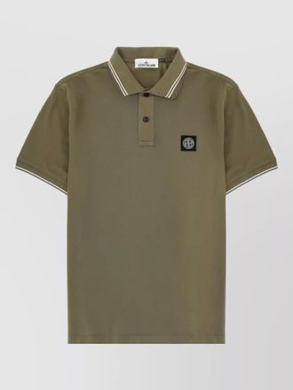 Stone Island cotton polo shirt