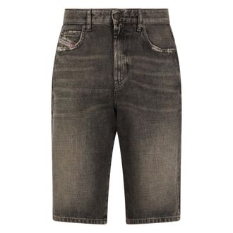 Diesel Denim Shorts, male, Brown, Size: W28 Denim shorts