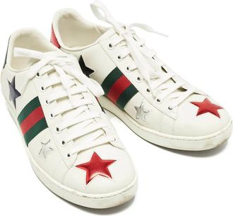 Gucci Sneakers con decorazione a stella - Bianco