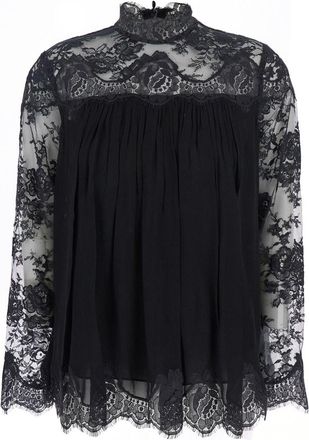 Zimmermann Hypnotic Lace Yoke Top