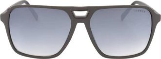 Guess Smoke Mirror Square Mens Sunglasses GF00063 20C 62