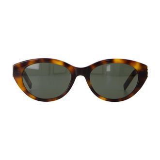 Saint Laurent Womens Sl Sunglasses Brown Acetate