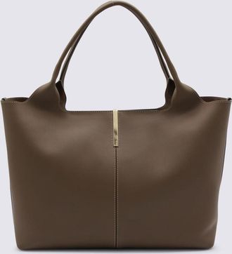 Tod's Brown Leather Top Handle Bag