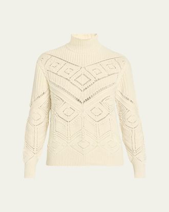 Loro Piana La Plagne Mock-Neck Cashmere Sweater