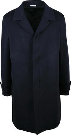Breras Milano Cappotto - Heren - Mantel - Blauw - 2XL - Kasjmier - Jassen