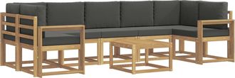 vidaXL Conjunto De Sof&aacute;s De Exterior 6 Uds. Vidaxl