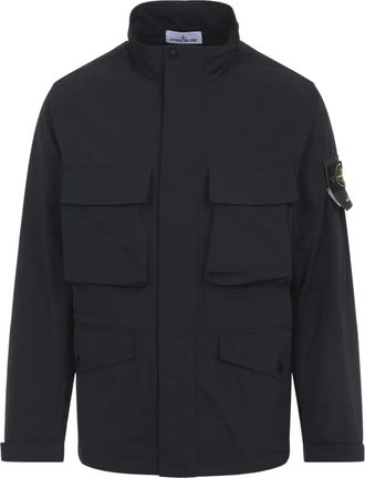 Stone Island Giacca con applicazione - Nero