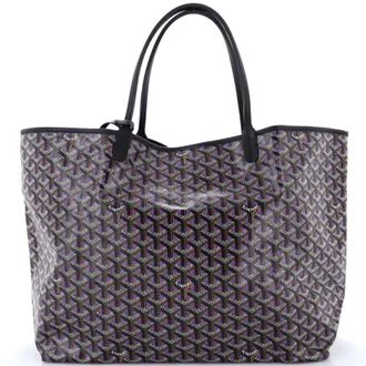 Goyard Saint Louis Tote Claire Voie Coated Canvas GM
