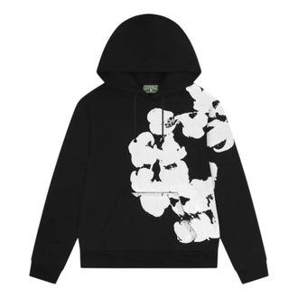 Denim Tears Big Cotton Wreath Sweatshirt Black SS25THD0631