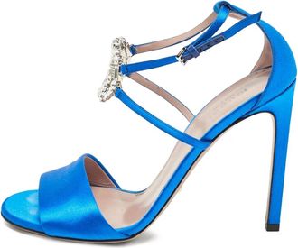 Gucci Sandali con cristalli 120mm - Blu