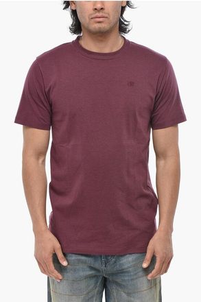 Off-white Cotton Crewneck T-Shirt With Embroidered Monogram size Xxs