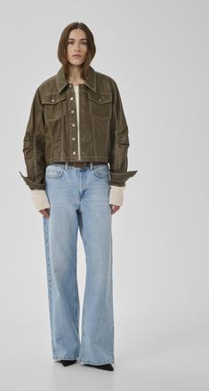 MY ESSENTIAL WARDROBE Leren jas MWMateo Leren jas Loose fit