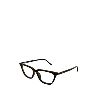 Saint Laurent Sulpice Thin Optical Frame - female - Saint Laurent - Glasses - Brown - 53 MM - Accessories