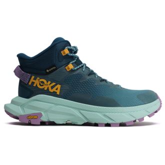 Hoka One One Hoka Trail Code GTX Textile Synthetic Womens Ankle Boots - Ocean Mist Sunlit Ocean - Size:UK 5