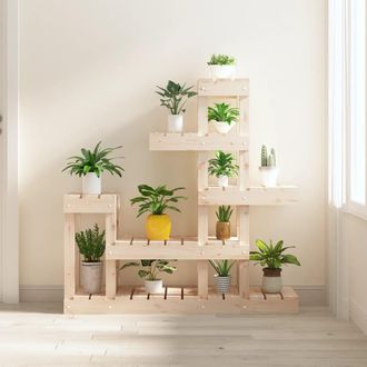 vidaXL Vidaxl - Soporte Para Plantas Madera Maciza De Pino 92x25x97 Cm