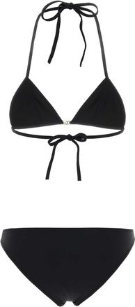 Gucci Womens Black Stretch Nylon Bikini Completi Suits