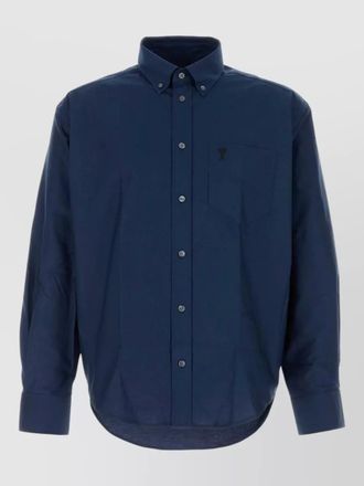 Ami oxford oversize shirt long sleeves collar
